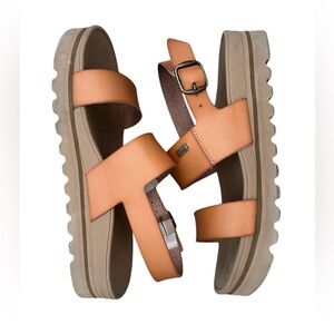 Reef Brown Cushion Sandals Sz 11